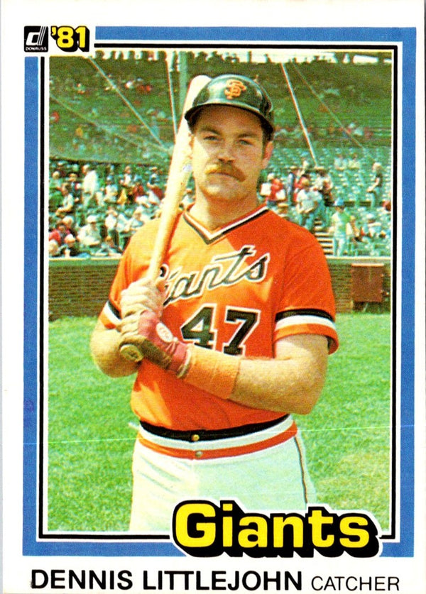 1981 Donruss Dennis Littlejohn #313