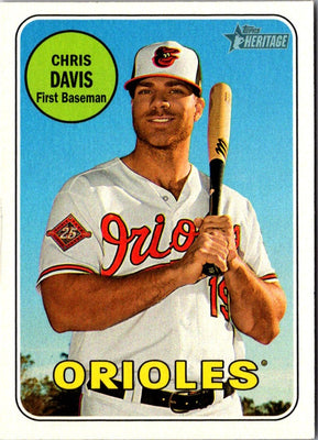 2018 Topps Heritage Chris Davis #15