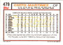 1992 Topps Gold Winners Chito Martinez