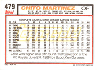 1992 Topps Gold Winners Chito Martinez #479