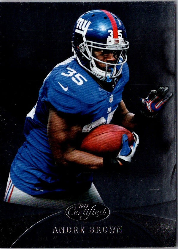 2013 Panini Certified Andre Brown #119