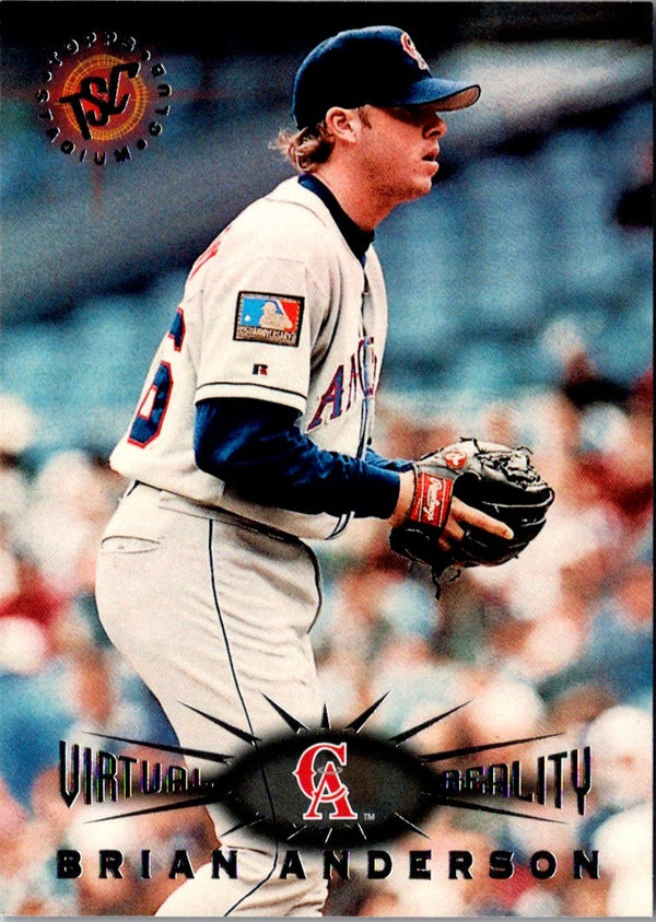 1995 Stadium Club Virtual Reality Members Only Brian Anderson #227