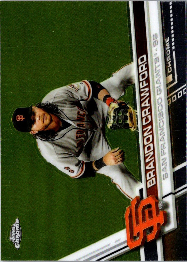 2015 Topps Chrome Brandon Crawford #111