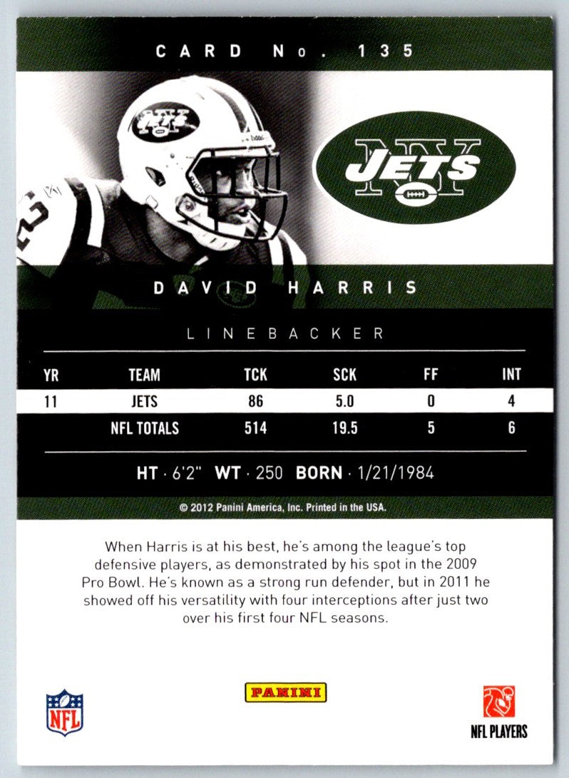 2012 Panini Prestige David Harris