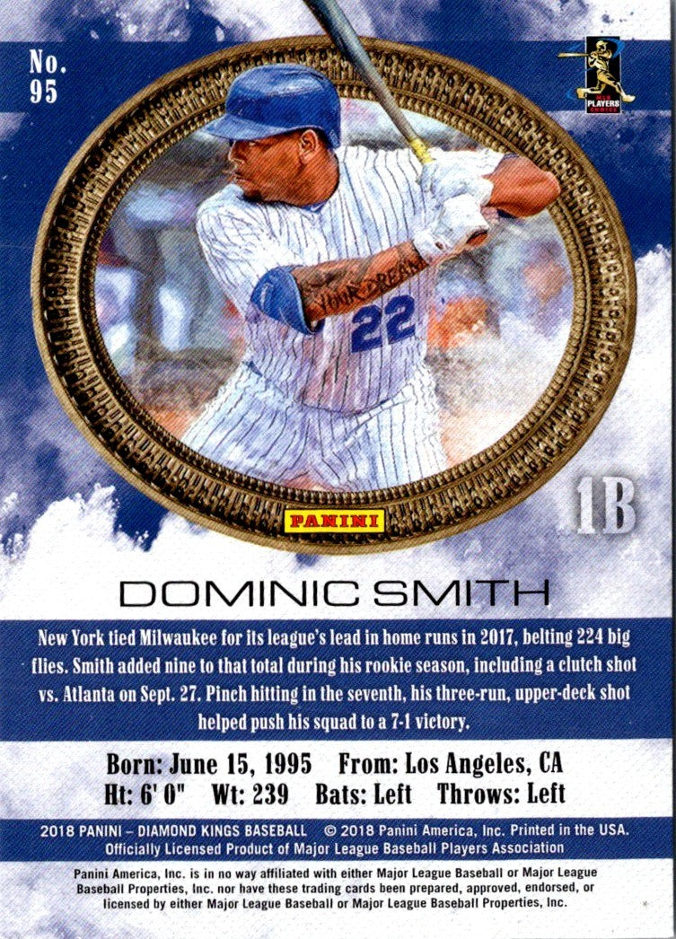 2018 Panini Diamond Kings Dominic Smith