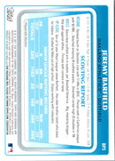 2011 Bowman Prospects Jeremy Barfield