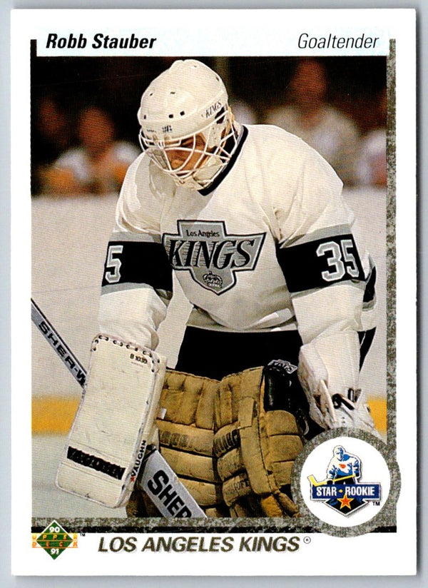 1990 Upper Deck Robb Stauber #165 Rookie