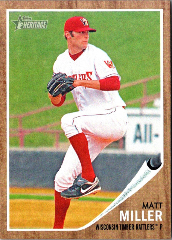 2011 Topps Heritage Minor League Matt Miller #40
