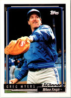 1992 Topps Greg Myers #203
