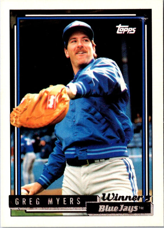 1992 Topps Greg Myers #203