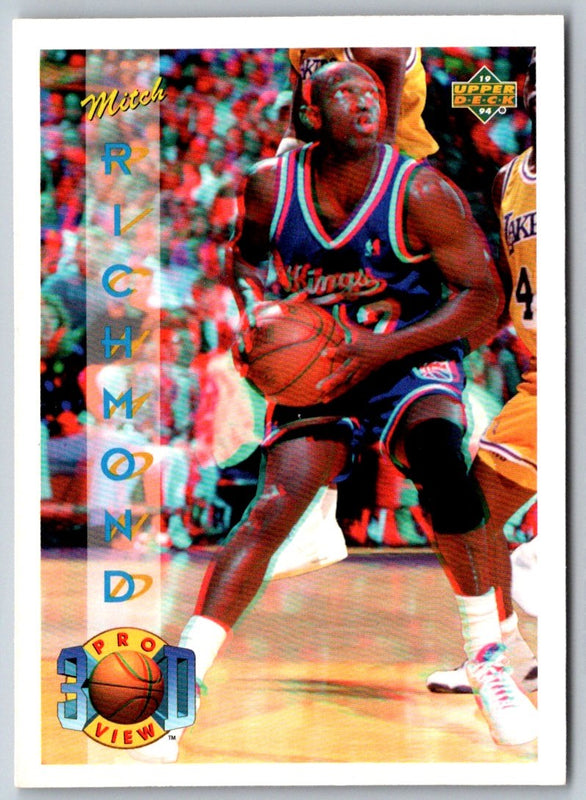 1993 Upper Deck Pro View Mitch Richmond #27