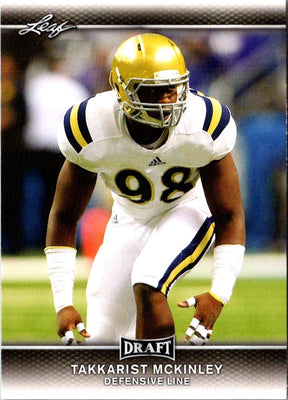 2017 Leaf Draft Takkarist McKinley #55