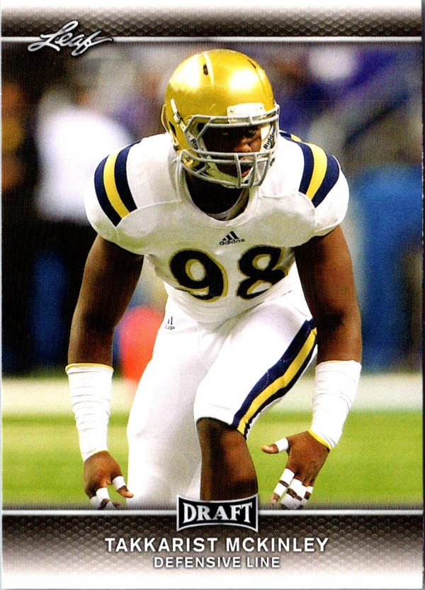 2017 Leaf Draft Takkarist McKinley #55