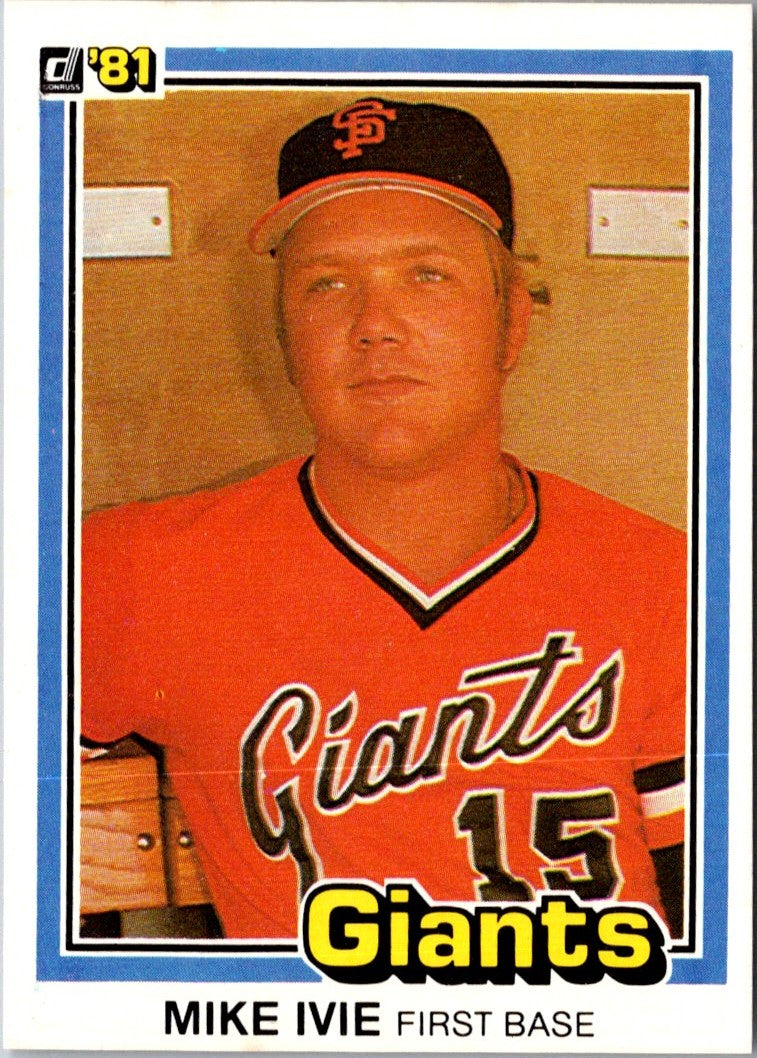 1981 Donruss Mike Ivie