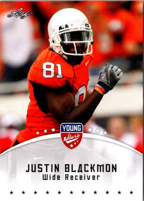 2012 Leaf Young Stars Justin Blackmon #48