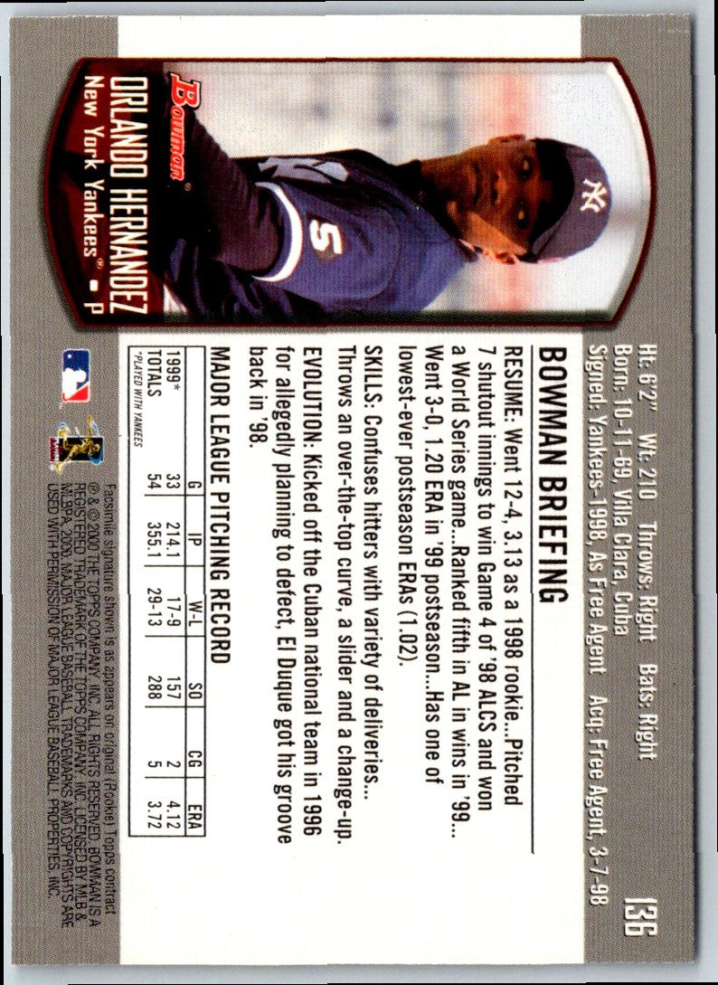 2000 Bowman Orlando Hernandez