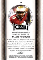 2017 Leaf Draft Travis Rudolph #68