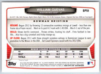 2013 Bowman William Cuevas #BP59
