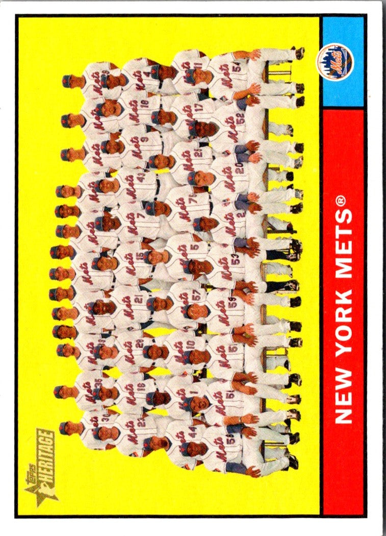 2010 Topps Heritage New York Mets