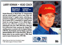 1991 Proset World League Larry Kennan #86