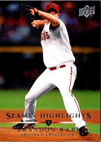 2008 Upper Deck Brandon Webb #781