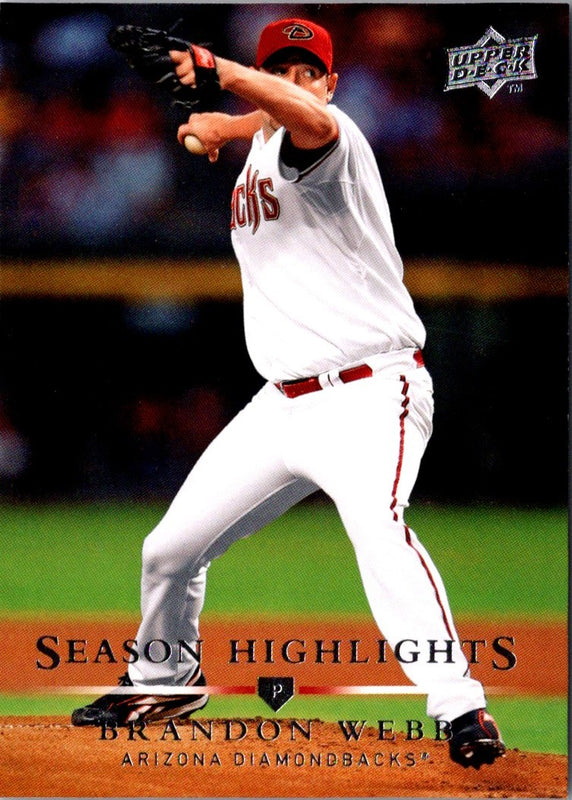 2008 Upper Deck Brandon Webb #781