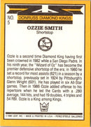 1987 Donruss Super Diamond Kings Ozzie Smith