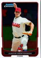 2012 Bowman Chrome Justin Masterson #83