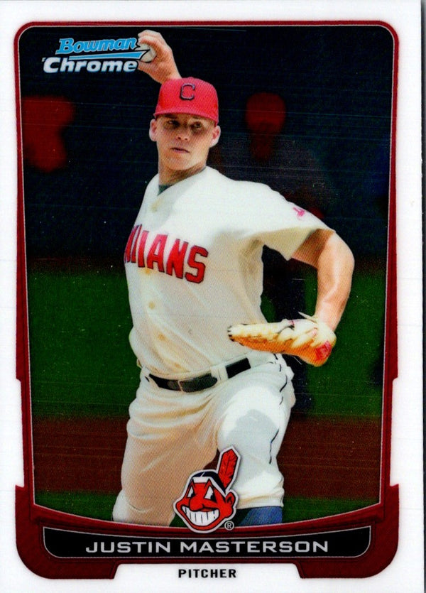 2012 Bowman Chrome Justin Masterson #83