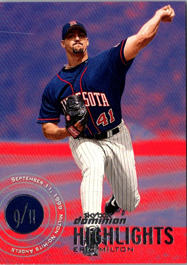 2000 SkyBox Dominion Eric Milton #23