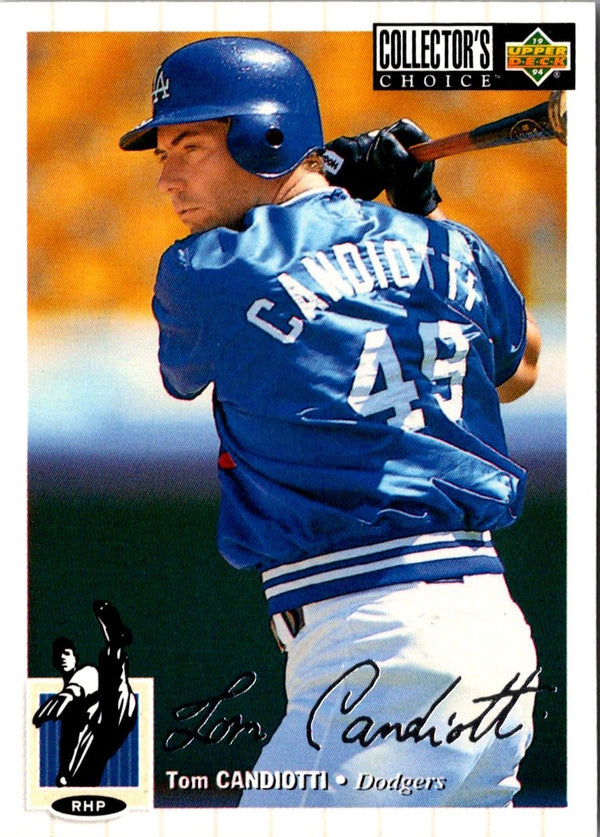 1994 Collector's Choice Tom Candiotti #402