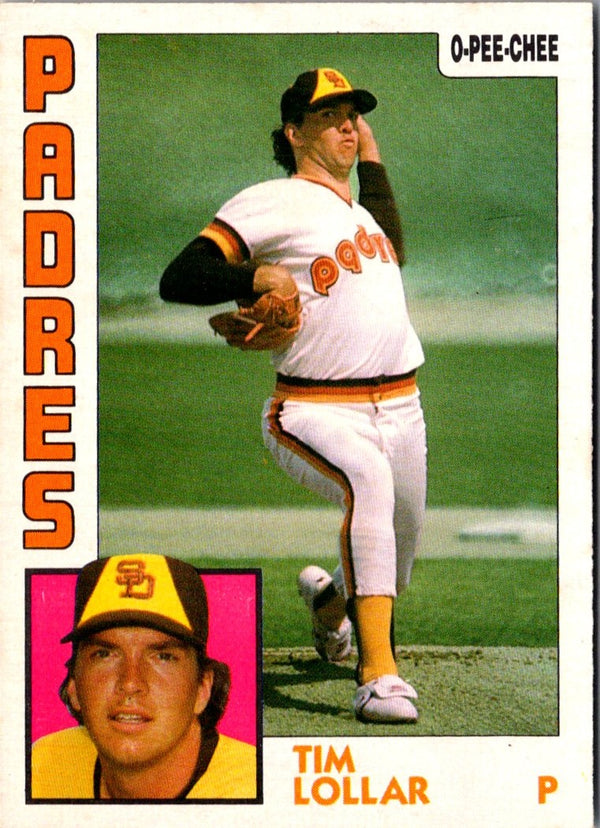 1984 O-Pee-Chee Tim Lollar #267