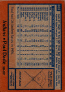 1978 Topps Paul Dade