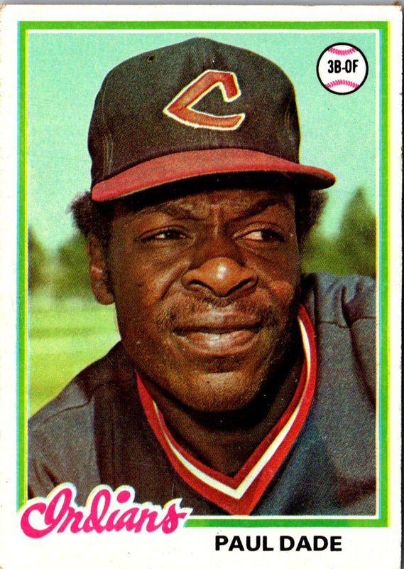 1978 Topps Paul Dade #662 Rookie