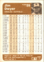 1983 Fleer Jim Dwyer #59