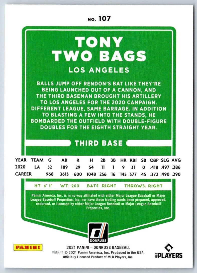 2020 Donruss Tony Gonsolin