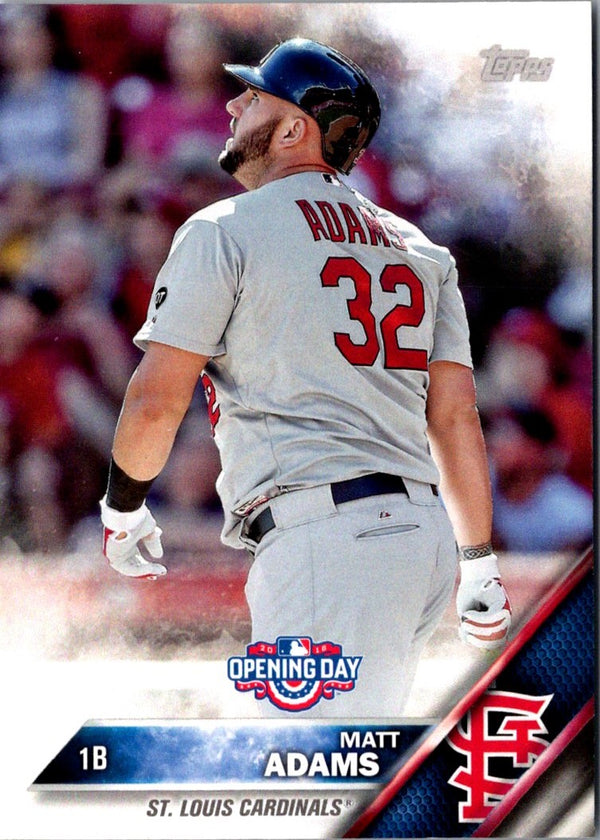 2016 Topps Opening Day Matt Adams #OD-182