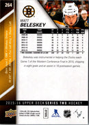 2015 Upper Deck Matt Beleskey