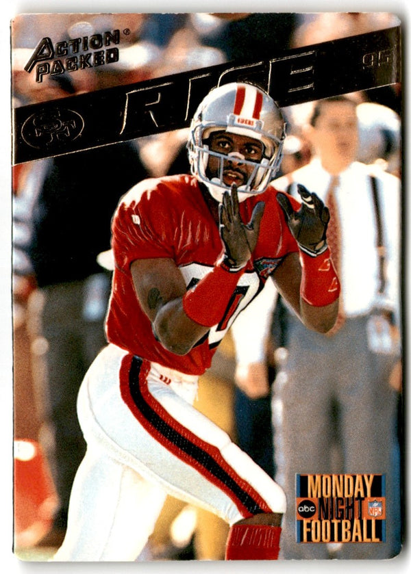 1995 Pinnacle Clear Shots Jerry Rice #1