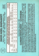 1986 Leaf Dave Shipanoff