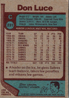 1977 Topps Don Luce #231