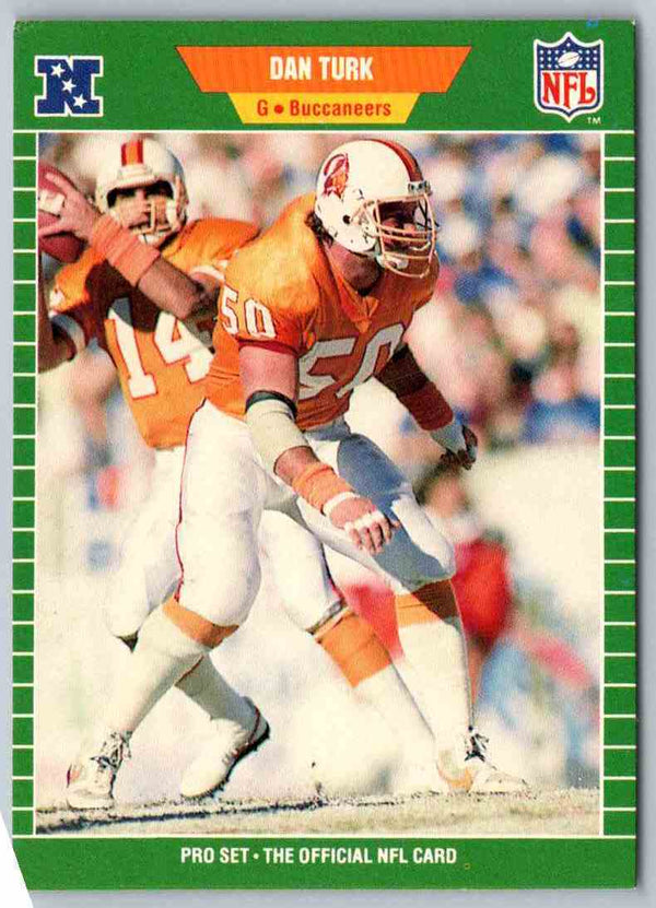 1989 NFL Proset Dan Turk #415