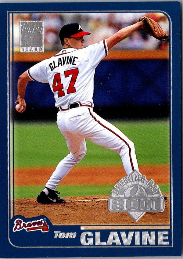 2001 Topps Opening Day Tom Glavine #48