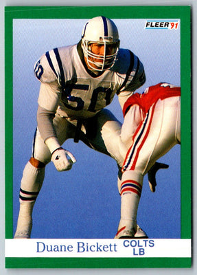 1991 Fleer Duane Bickett #77