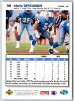 1995 Collector's Choice Player's Club Chris Spielman #184