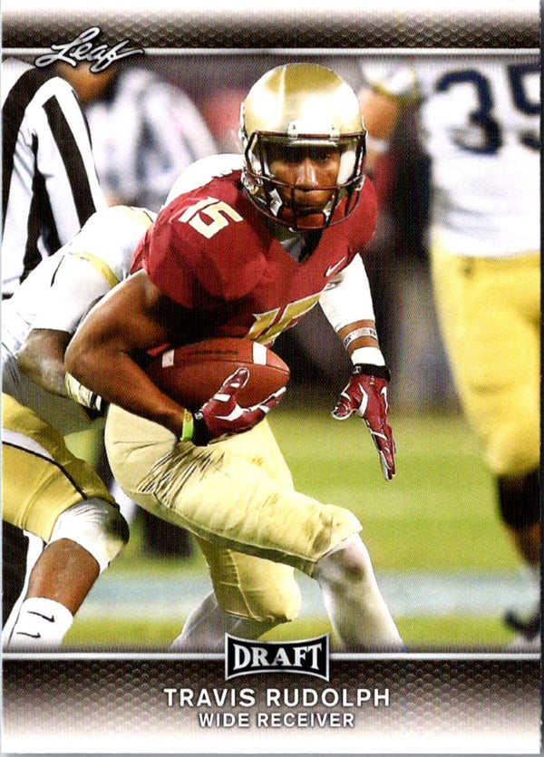 2017 Leaf Draft Travis Rudolph #68