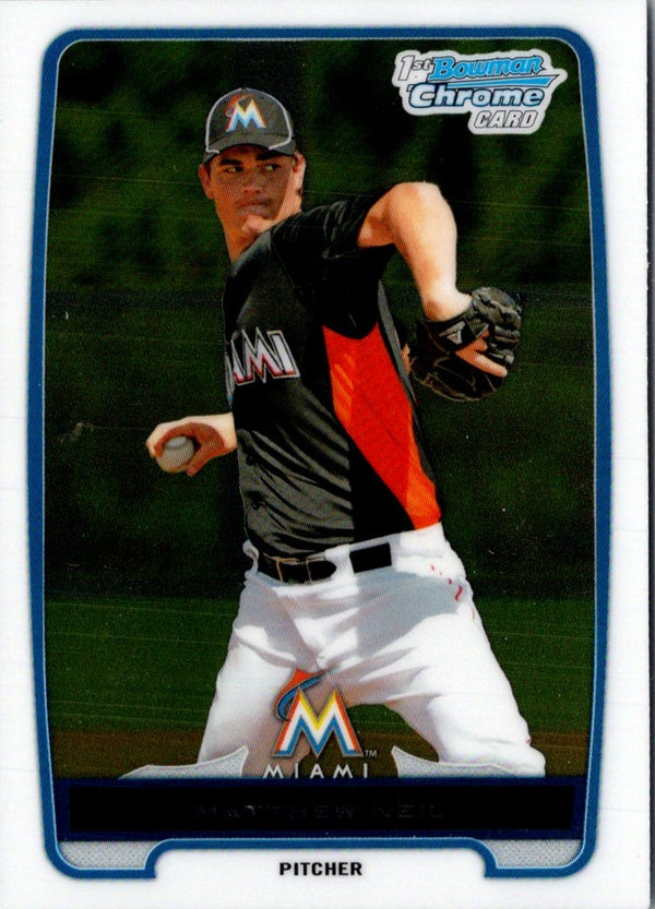 2012 Bowman Chrome Prospects Matthew Neil #BCP219