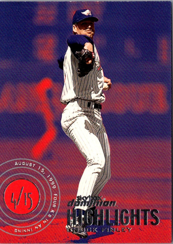 2000 SkyBox Dominion Chuck Finley #22