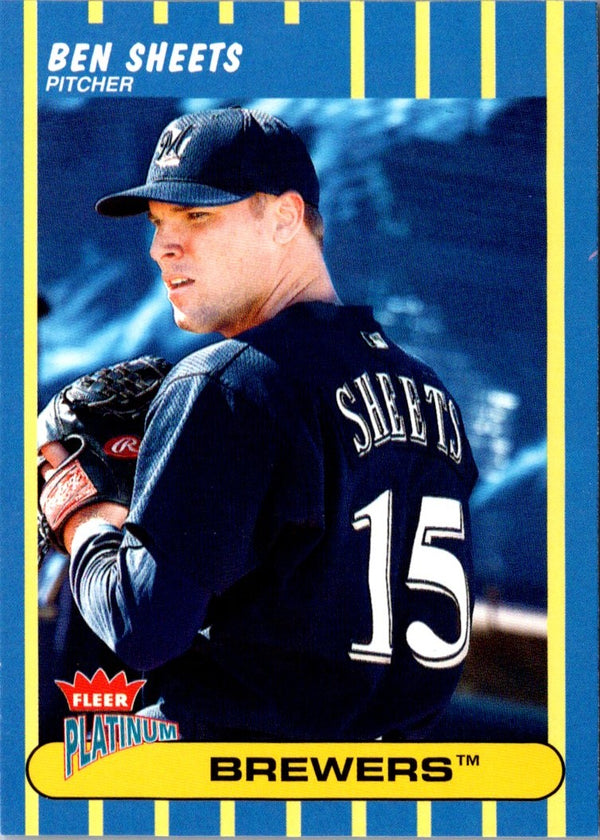 2003 Fleer Platinum Ben Sheets #25