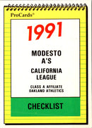 1991 ProCards Checklist